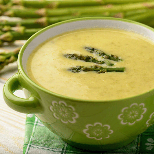 Mehr Informationen zum Thema: VorspeiseSpargel&shy;creme&shy;suppe